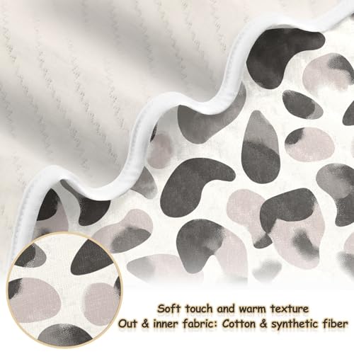 Irregular Geometric Spots Baby Swaddle Blanket for Boys and Girls, Muslin Baby Receiving Swaddle Blanket, Soft Cotton Nursery Swaddling Blankets for Newborn Toddler Infant3