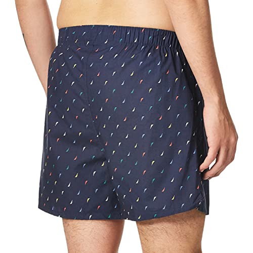 Nautica Mens Classic Cotton Woven Boxer Shorts, Sails/Multi, X-Large Us #TOP2