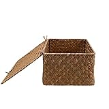 Natürliche Algen gewebte Produkte haben nicht nur gespeicherte Merkmale, sondern fühlen sich auch natürlichen Geruch. Weben Lagerkorb.