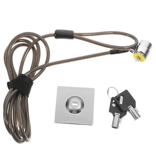 Candado para portátil de aleación de zinc Holibanna con cable de 1.9 metros y llaves para oficina
