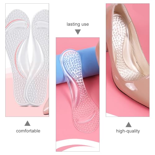 Plantillas de gel para tacones altos, 2 pares, soporte y masaje miniatura 4