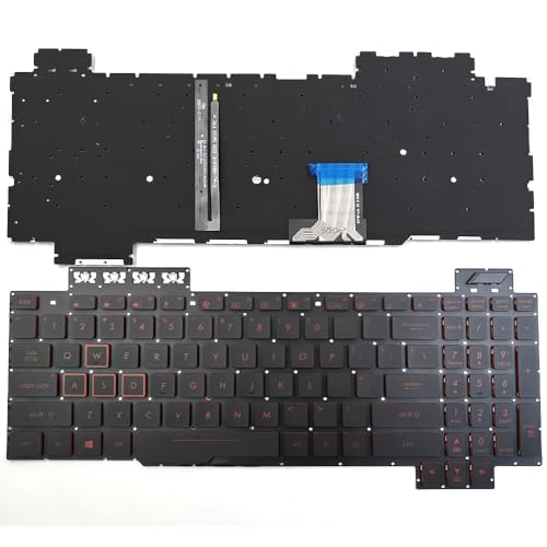 KGIGIBE �����p�o�b�N���C�g�L�[�{�[�h Asus TUF Gaming FX504 FX504GD FX504GE FX504GM FX80 FX80G FX505 FX505GD FX505GE FX505GM FX86 FX705GM FX705
