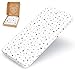 Lenzuolo lettino neonato 60x120 / 70x140 cm, lenzuolo culla, coprimaterasso lettino 60x120, lenzuola culla lettino 60x120, lenzuola bambini lettino 70x140 cm (Punti)