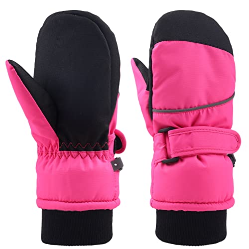 Schneehandschuhe Kinder - wasserdichte und Winddichte Winter Warme...