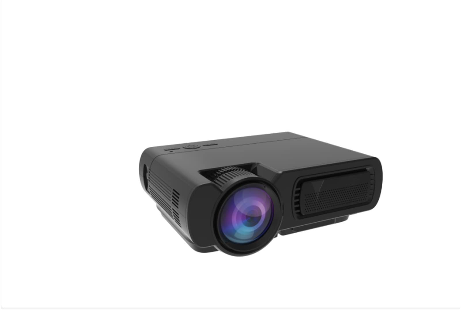 SVIOR LCD Mini 480P basic version portable 1400 Lumen outdoor/indoor T5 projector home cinema projector portable mini led projector (Color : Black, Plug Type : AU Plug)