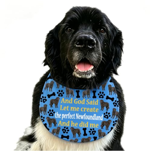 Newfie - Babero ajustable para perros de razas grandes y gigantes (andgod) Newfie - Babero ajustable para perros de razas grandes y gigantes (andgod)