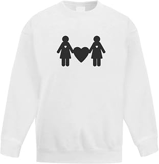Azeeda 'Lesbian Couple' Kid's Sweatshirt/Jumper (14-15 Years) (KW00030078)