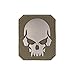 Mil-Tec Patch 3D Skull PVC avec Large Scratch Large Oliv Large vert