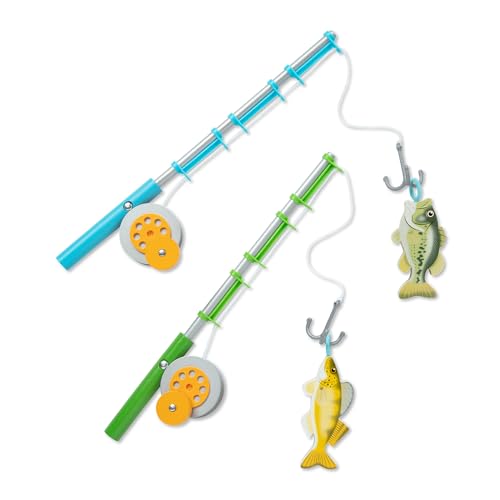 Melissa & Doug Let’s Explore Fishing Play Set – 21 Pieces Toy Fishing Set for Toddlers and Kids, Pretend Play Toy, Learning Toys for Kids Ages 3+ - FSC-Certified - FSC Certified - image 4