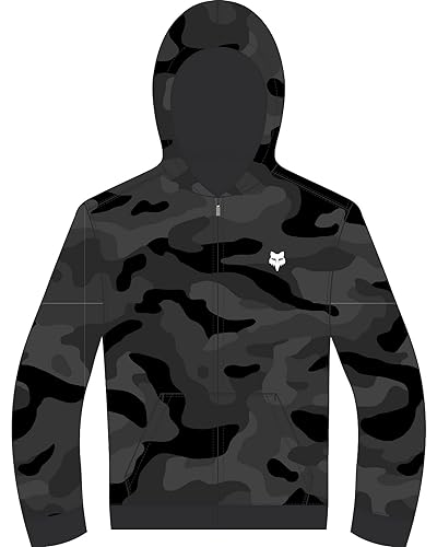 Fox Racing Boys' Youth Camo Fleece Zip-up Hoodie