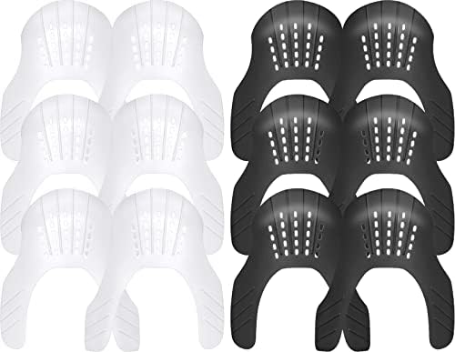 GORYGOLD 6 Pairs - Shoe Crease Protector, Anti Crease Shoes Guard for Dunk Low/High Sneaker Air Force Jordan 1, No Crease Shoe Inserts Protector for Men Youth Size L 9-15