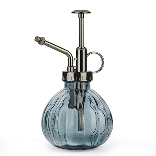 T4U szklana butelka z rozpylaczem rośliny mała, 200 ml konewka vintage z pompką z tworzywa sztucznego, dekoracyjna...