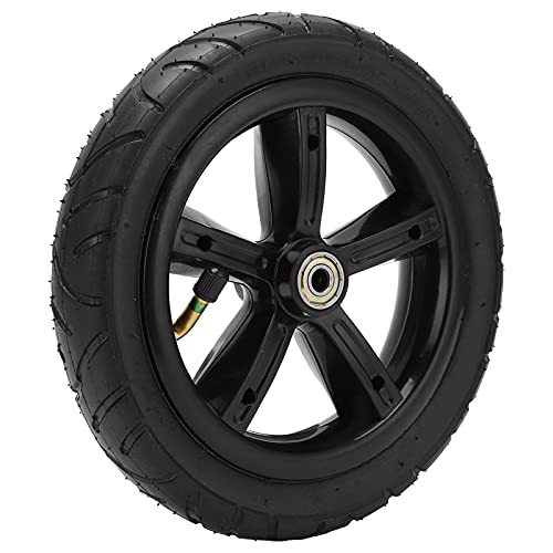 8 Inch Solid Wheel Replacement 200x45 Pneumatic Wheel, Anti Slip Rubber 8 Inch Tire 200x45 Inner Tube Wear Resistant with Hub and Bearings for Electric Scooter