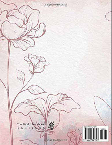 My Herbarium to complete: v2-1 Flowers Leaves Plants pressed and dried | 50 sheets to be completed 105 pages | Collection Book Large format 8,5"x11" | blue and pink pastel 2 41HDG9F1CWL