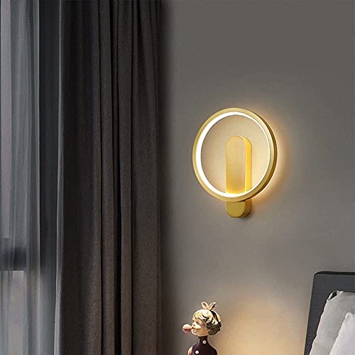 Applique en laiton brossé LED 11W variable pour miroir salle de bain