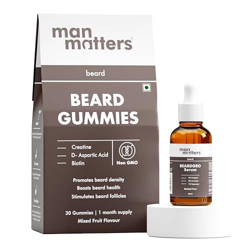 Man Matters BeardGro Oil-In-Serum With Beard Gummies 30N 150g - Image 2