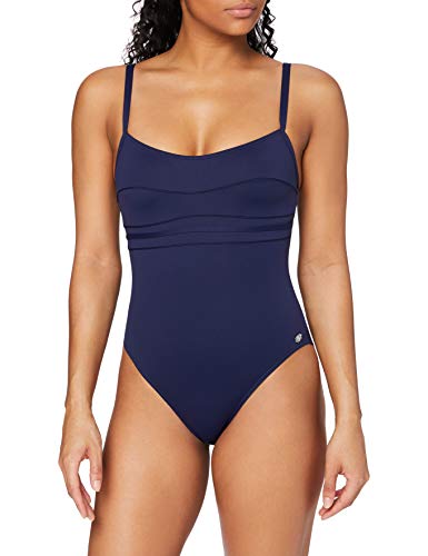 Haute pression Femme A1001 Maillot de bain une pi ce, Bleu (Marine), 40 EU
