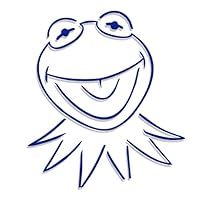 Decus Kermit The Frog L 2091 (blue) // Sticker OEM JDM Style Vinyl Transfer