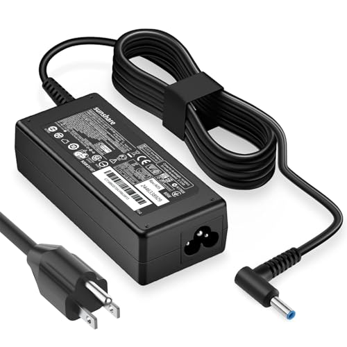 sunshare 65W 45W AC Power Charger Compatible with HP Probook 450 430 440 445 640 650 G1 G2 G3 G4 G5 G6 G7 G8 PPP009A Laptop Power Supply Adapter Cord