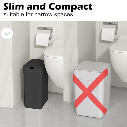 Canecas de basura con sensor 2 paquetes 2.5 y 4 gal miniatura 6