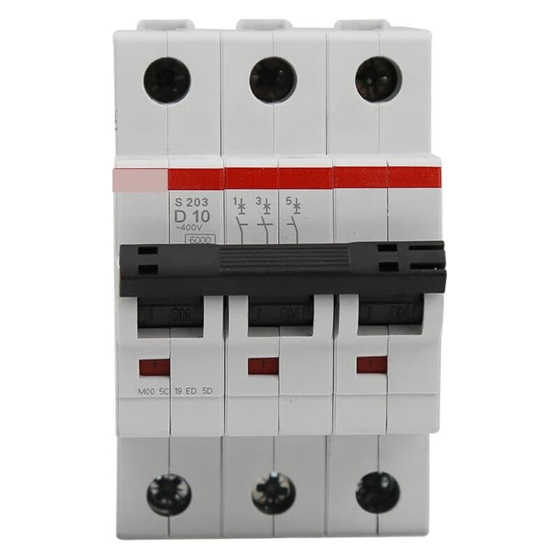 Disjoncteur S203-D10 haute performance série S200 triphasé 10A