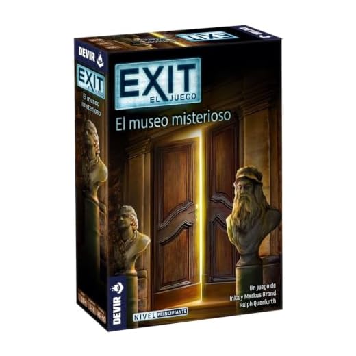 Devir - Exit: El Museo Misterioso, Español, Juego de Mesa con Amigos, Escape Room para Adulto (BGEXIT10)