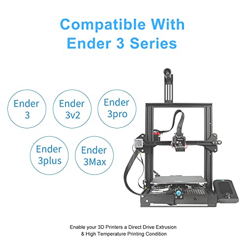 Image of Creality Official Sprite Extruder Pro Kit,Support 300 High Temperature Printing,All Metal Direct Drive Extruder for Ender 3 /Ender 3 V2 /Ender 3 Pro /Ender 3 MAX 3D Printers