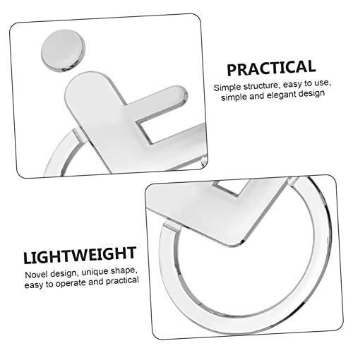 Signe de direction pour WC accessible afin d'éviter la confusion dans les commerces - 7