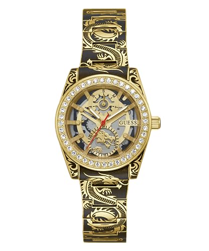 Preisvergleich Produktbild Guess Damen Analog Quarz Uhr mit Edelstahl Armband GW0647L1
