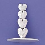Basic Spirit Soporte para anillos de corazones, decoración del hogar, compromiso, boda, cumpleaños, regalos para mujeres, madre, novia, RGH-44