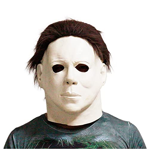 Horror Michael Myers Mask 1978 Halloween Latex Full Head Adult Size Fancy Dress USA Black