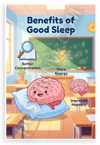 Sleep Benefits Educational Poster