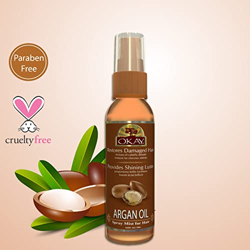 Okay Mist Hair Spray With Argan Oil 2Oz / 59Ml #TOP2