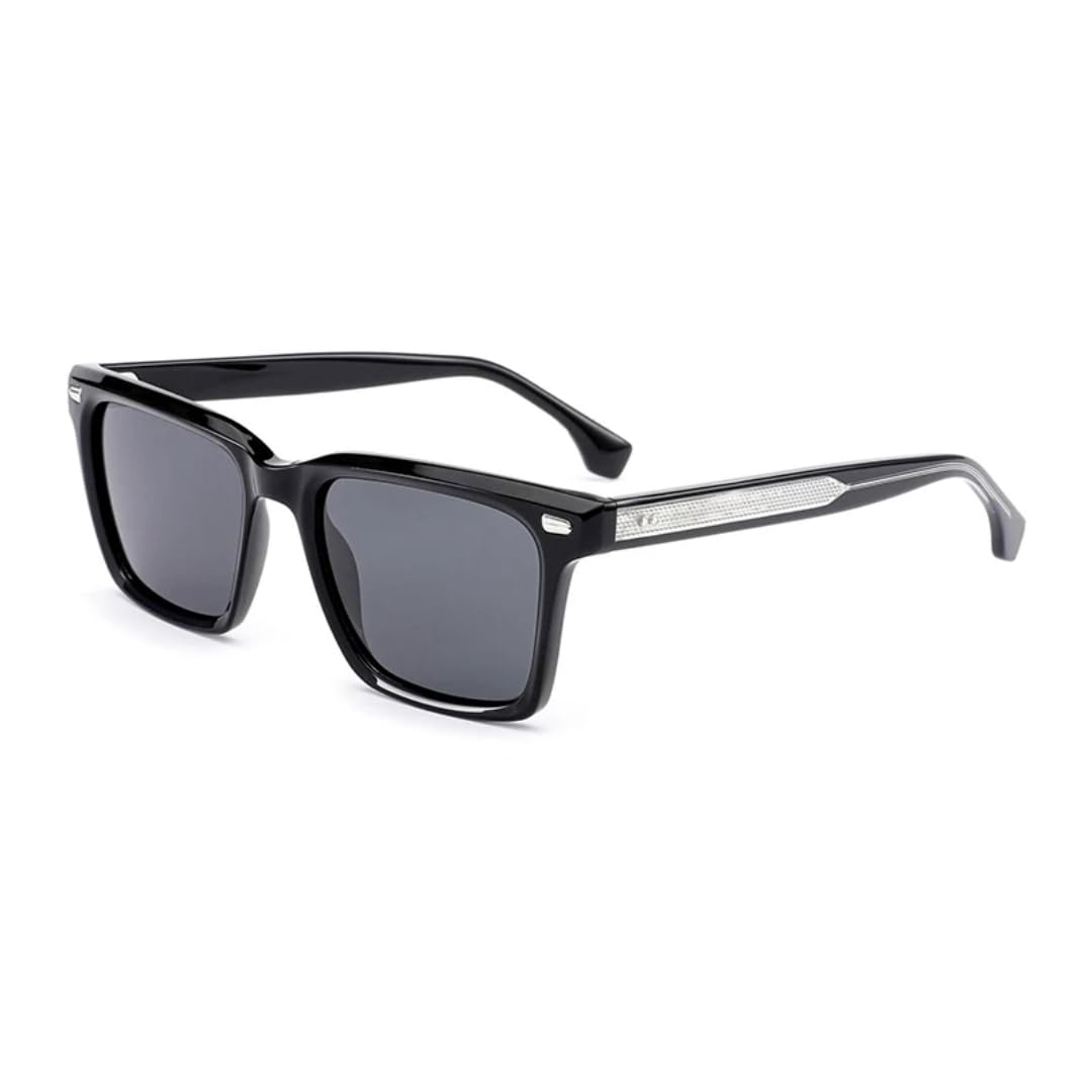 Gafas de sol polarizadas de moda para hombre y mujer, ultraligeras, con protección UV400 y estilo retro.