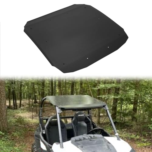 ECOTRIC Plastic Hard Roof Top for 2014-2023 Polaris RZR 900/1000, Turbo, 900 S, Trail XC 2 Seat - Sturdy ABS Plastic