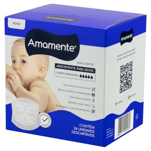 Absorvente Para Seios Dia e Noite Amamente® 24 UN