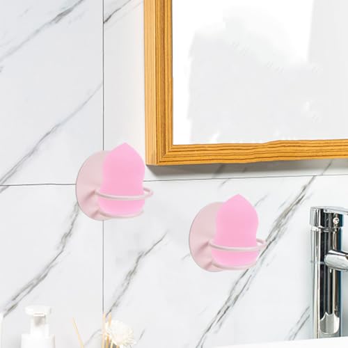 Soporte de esponjas de maquillaje de acero al carbono resistente y duradero 7