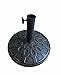 SUQ I OME Outdoor Patio Umbrella Parasol Base Stand Replacement Hole Ring Plug Cover and Cap 2.1 inch (1 pc, Black)