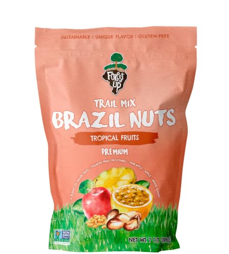 Forest Up Snack Brazil Nuts &amp; Tropical Fruits Trail Mix 7oz