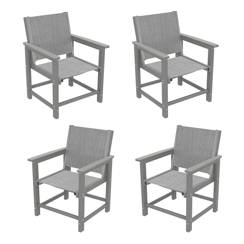 Image of Amopatio Outdoor Dining Chairs Set of 4