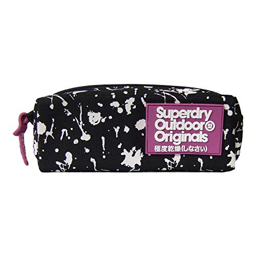 Preisvergleich Produktbild Superdry Montana Federmäppchen schwarz bedruckt