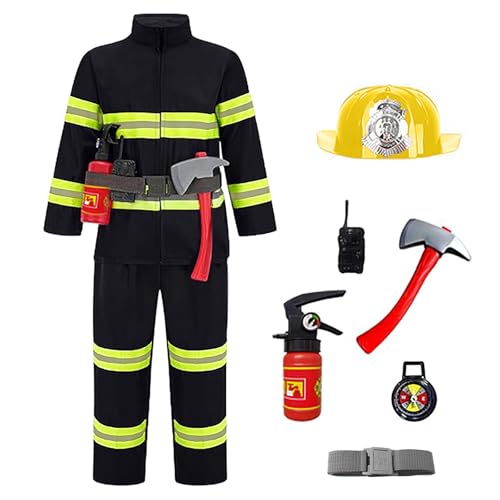 Generisch Costume pour enfant garçon Tenues jouent comme s'habiller, jeu de rôle, fête, cosplay, tenue pour enfants en bas âge, Halloween, Noël, jaune,...