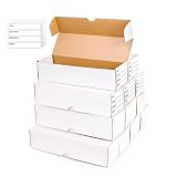 Cedilis 12 Pack 800-Count Trading Card Storage Box, Cardboard Storage Boxes for Baseball, Sports, Football, Basketball Cards