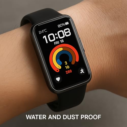 Image of Kapture Straps Compatible with Huawei Band 10 /8 /9, Huawei band 9 Strap TPU Watch Straps - Quick Release Watch Bands Soft Waterproof Watch Strap for Men Women