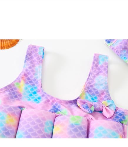 Image of Toddler Kids One-Piece Float Swimsuit with Adjustable Buoyancy UPF 50+ Sun Protection for Beach Pool Boys Girls