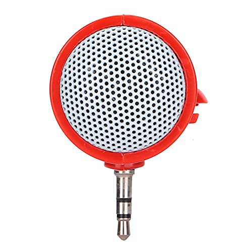 Mini Stereo Speaker,New Diy Pillow Speaker, True Hd And Unique Soft Sound Portable Speaker, Portable Plug In Speaker With 3.5Mm Aux Audio Input, For Mobile Phones And Tablets(Red) #TOP6