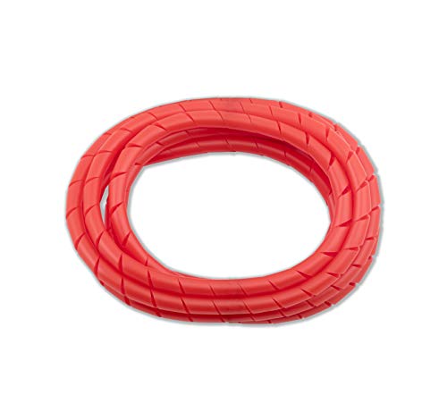 10 Pack BarberMate Premium 8' Cord Cover Prevents Cord Tangling - Red