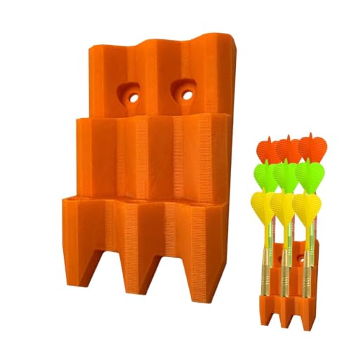 Soporte para dardos elegante en material PET duradero con exhibidor seguro de pared
