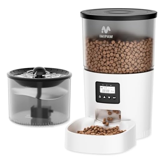 IMIPAW Automatic Cat Feeder & Fountain