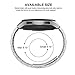 BaiHui Metal Strap Compatible with Galaxy Watch 46mm Bands/Gear S3 Classic/Frontier Bands No Gaps Quick Release Stainless Steel Watch Band Wristband for Samsung Galaxy Watch 46mm - Silver